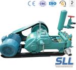 Horizontal Drill Rig Concrete Grout Pump , SBW Triplex Plunger Electric Cement