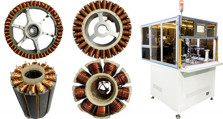Multi-stranded External Brushless Winding Machine for AC3-phase 220V Energy Motor