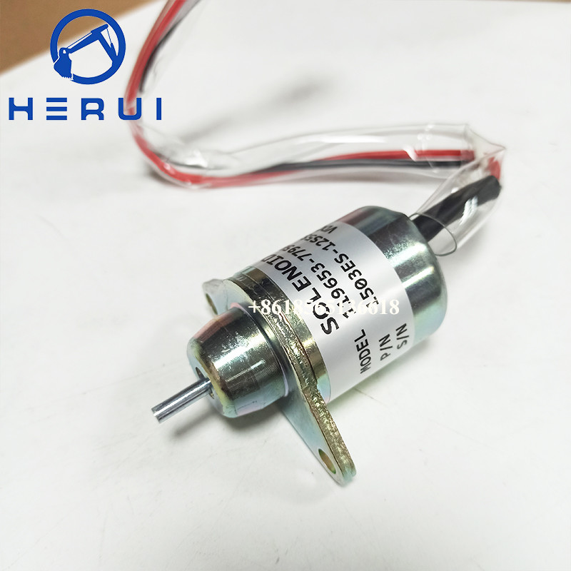 Fuel Shut Off Solenoid Valve 12V 119653-77950 11965377950 For 3TNE84 1503ES-12S5SUC5S
