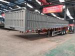 Self Dumping 2/3 Axles Bulk Cargo Transport Van Type Box Tail-Lift Truck Semi