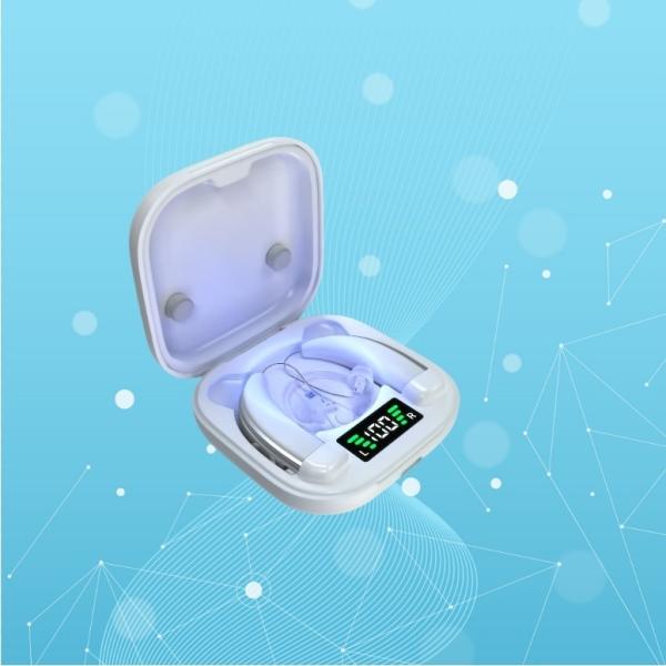 Ultraviolet Disinfection Behind The Ear Invisible Digital Hearing Aids With