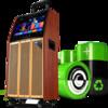 Quality Portable mini karaoke speaker supply 10 inch super bass mobile trolley speaker with screen 15 inch LCD for outdoors wholesale