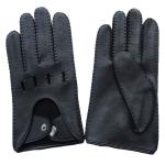Fashion Lined Driving Gloves , Customized Leather Motorcycle Gloves