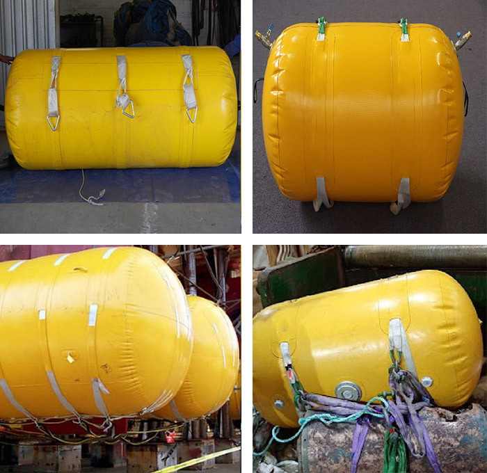 Reinforced Salvage Air Bags For Ship Recoery 6 Layer Construction Wear Resistant