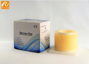 Quality Clear PE Medical Dental Barrier Film Roll Acrylic Adhesion 4x6 Inch Custom Logo wholesale