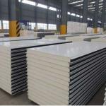 Exterior Wall Insulation Polyurethane Foam Sandwich Panels Fireproof 950mm