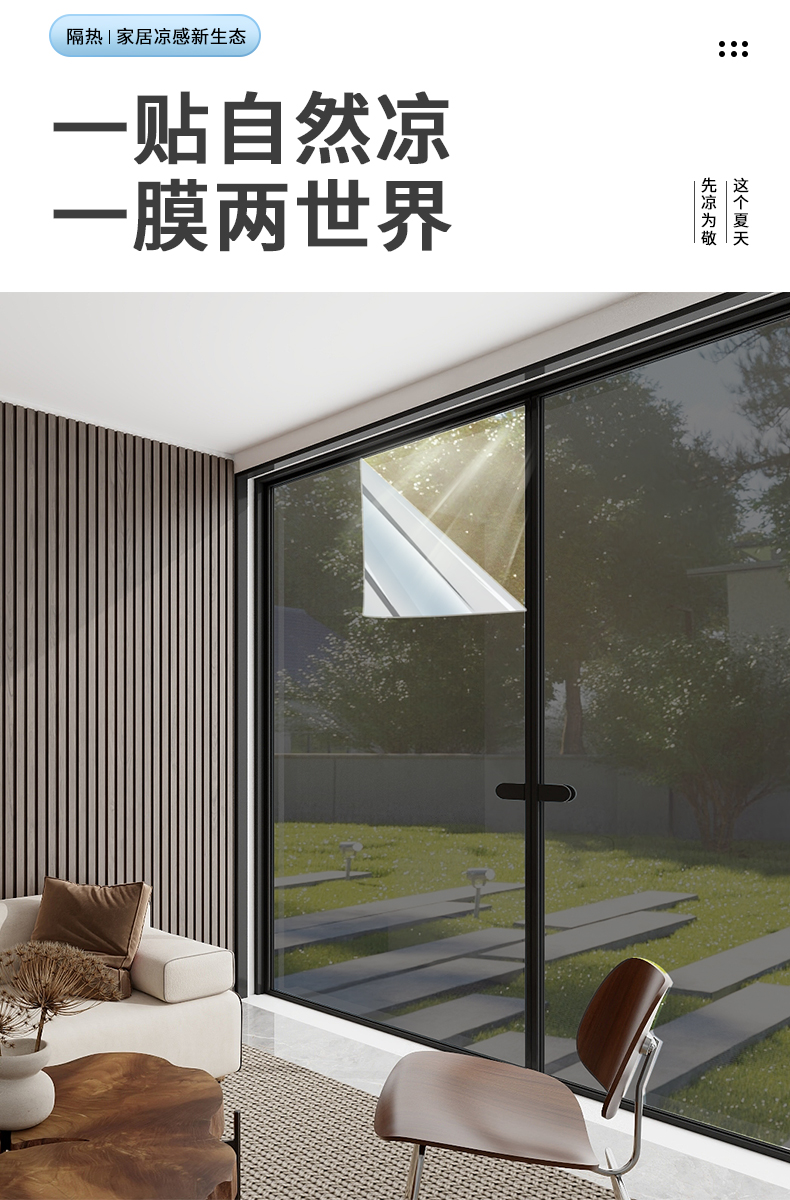 Customized Length Self-Adhesive PET Tint Film for Car Window Privacy Protection and Anti-UV
