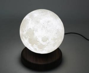Quality Christmas gift Magnetic Levitate Moon Lamp, floating 3D Printing 6inch moon light wholesale