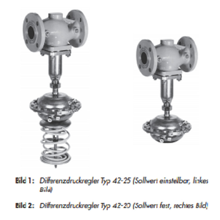 Differential Pressure Reducing Valve DN 15 - DN 100 Valve Size Corrosion Resistant