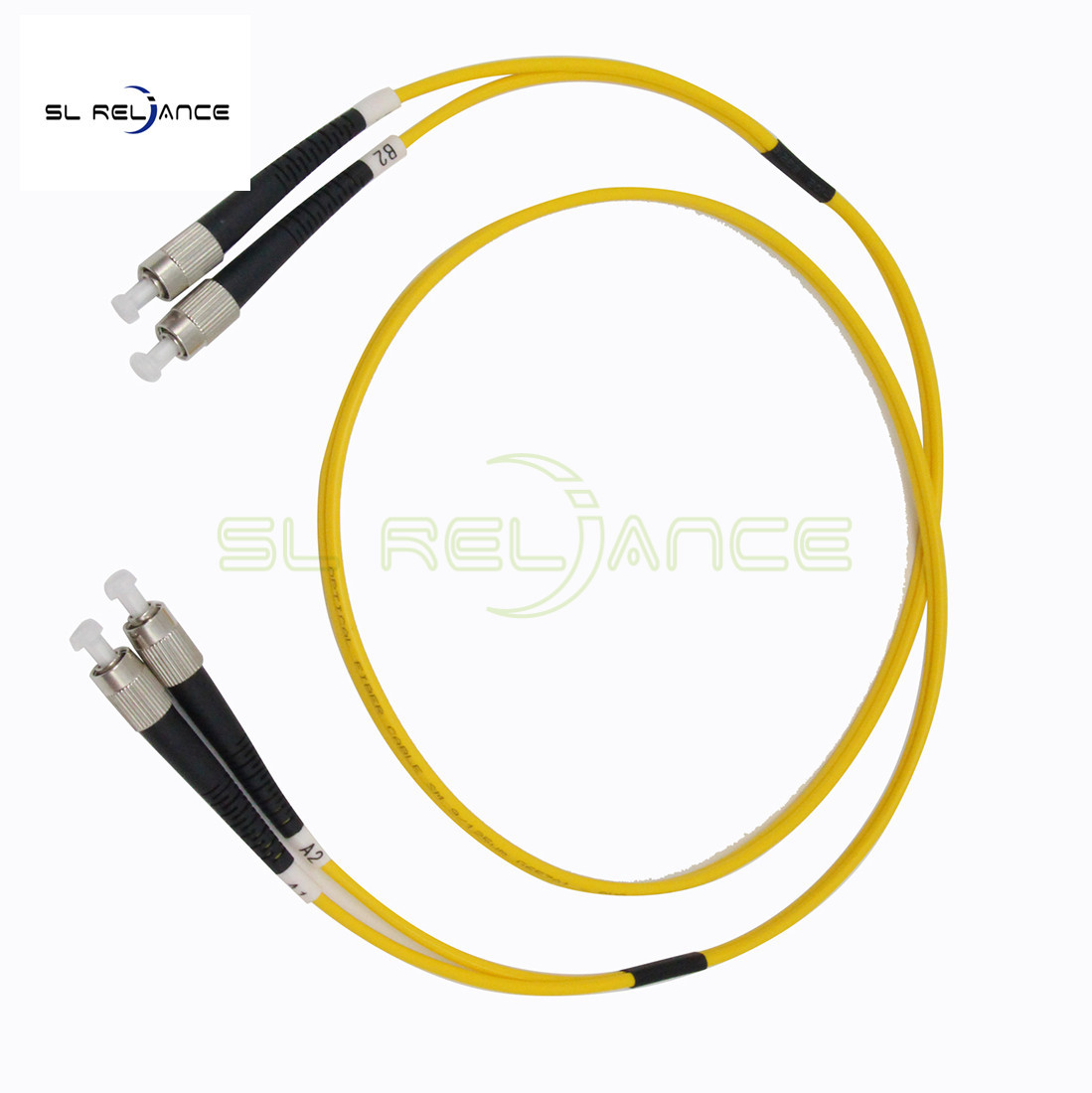 CE ROHS 3m Single Mode Duplex Patch Cord Fc To Fc Fiber Optic Cable