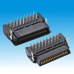 Quality DIP 34P Plastic SCSI Female Right Angle Connectors wholesale