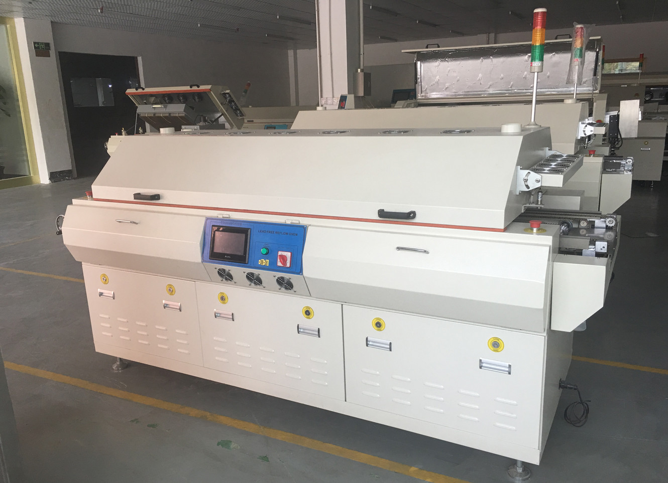 Vacuum SMT Reflow Soldering Machine , Convection Vapor Phase Reflow Oven