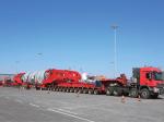 Jost Kingpin Transport Semi Hydraulic Modular Axis Flatbed Axle Trailer For