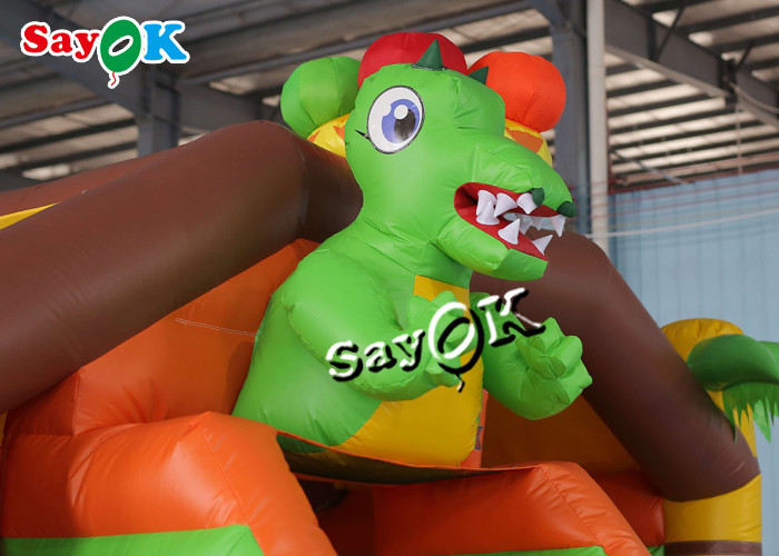 5m 16.5ft Animals Theme Commercial Bouncy Castle With Blower
