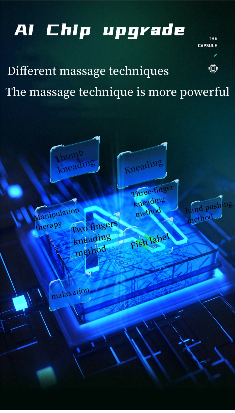 Barbershop Dedicated Electric Massage Shampoo Bed with Whole Body Heating Fumigation