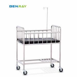 Quality Manual Children Hospital Bed Medical Home Use Children Kids Baby Basin Cart wholesale