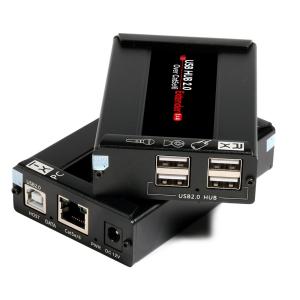 Quality 2 port USB 2.0 extender over Cat5/Cat6 cable wholesale