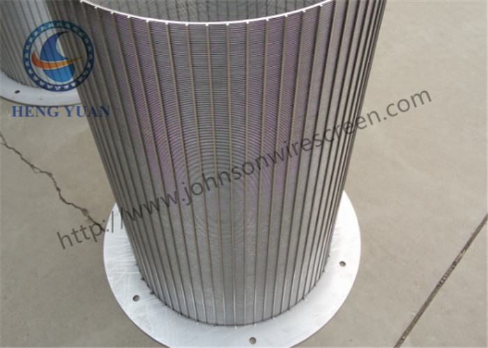 Stainless Steel 2205 Rotary Screen Drum Wedge Wire Wound Basket Fito