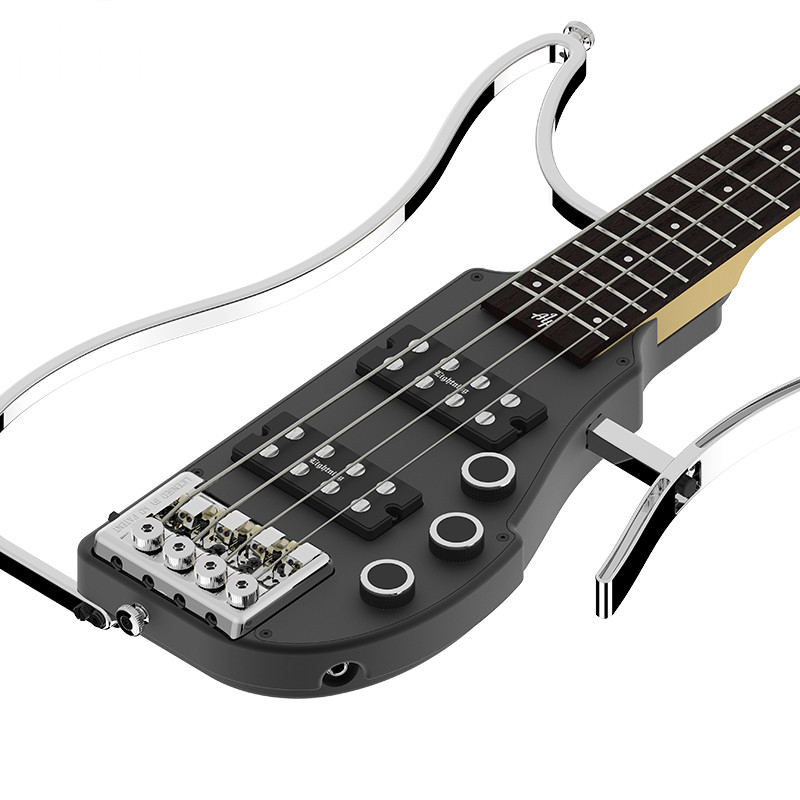 Custom New high-quality Unique Design Patented 4 String Bass Unique Design Patented Headless Travel Electric Guitar