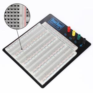 Quality ABS Plastic Soldering Breadboard Transparent With Black Aluminum Plate wholesale