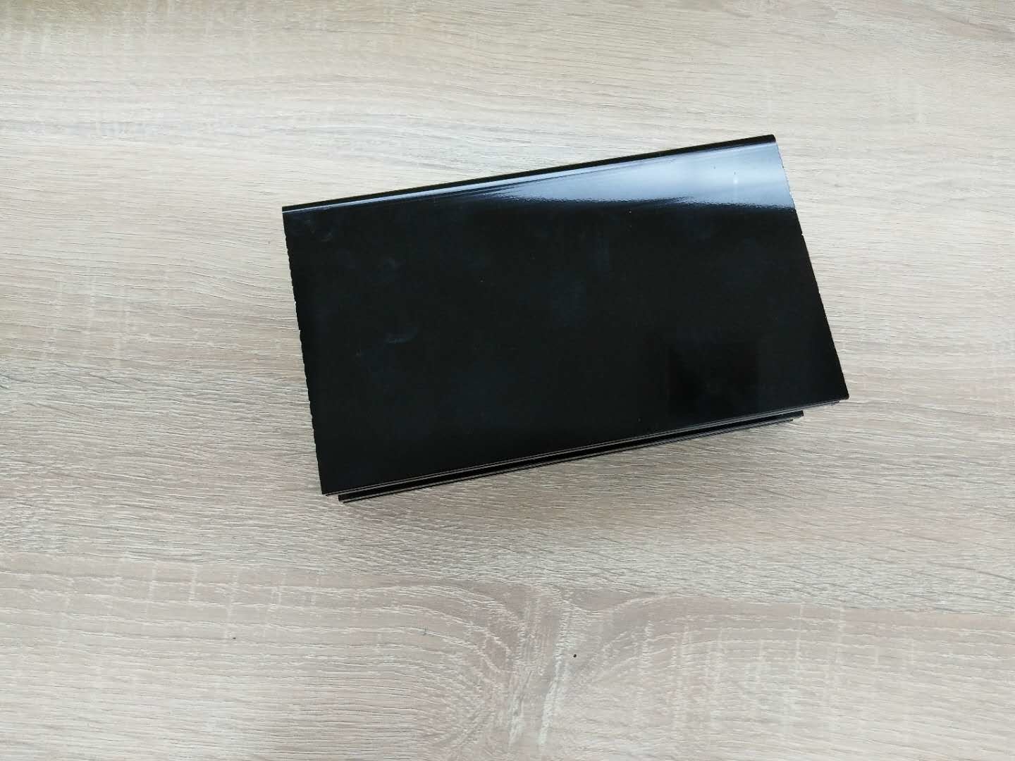 Electrophoretic Black Pearls Aluminum Window Frame Profile Normal Length 6m