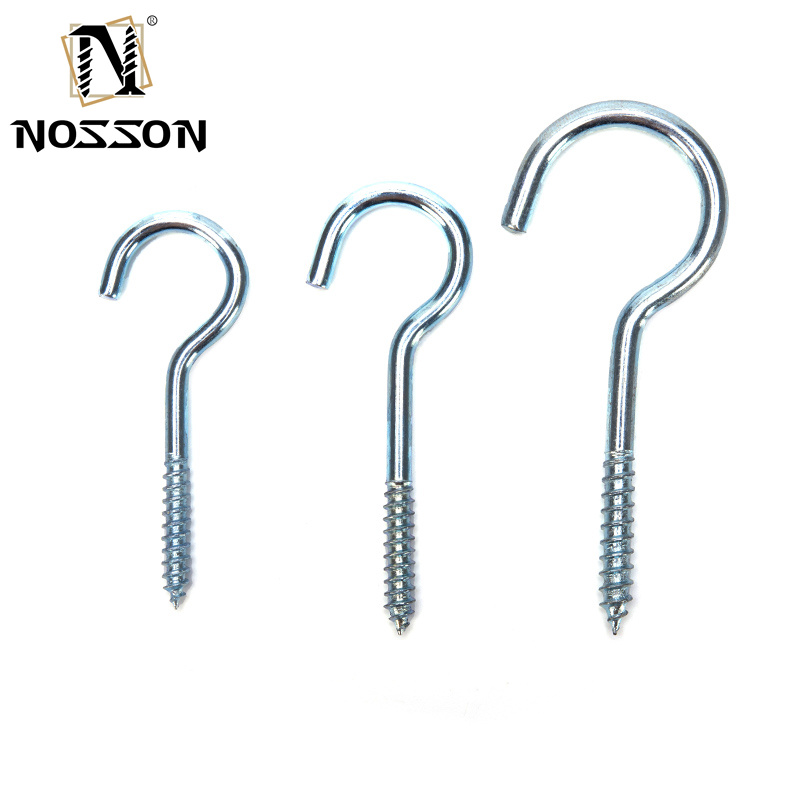 Galvanized Finish Steel Eye Hook Wood Screw Self Tapping Screw M1.6 M2 M2.5 M3 M4 M5 M6 M8 M10 M12 M14 M16 M20 and Sale