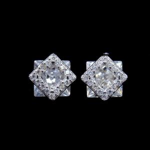 Quality Handmade Cute 925 Silver Earrings For Engagement , Gift , Party , Wedding wholesale