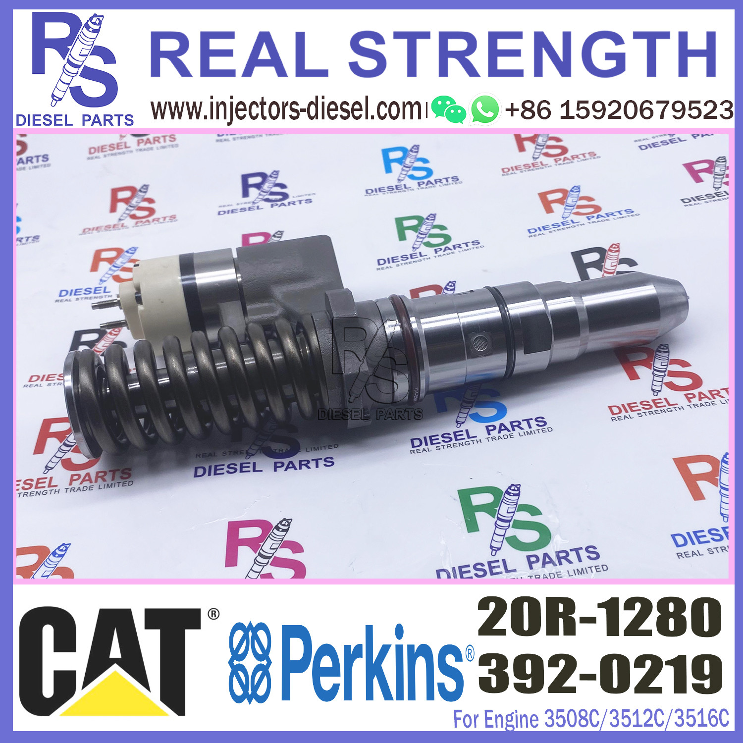 Diesel 3508C/3512C/3516C engine injector nozzles 392-0219 20R-1280 for common rail