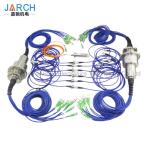 Multi - Channels Fiber Optic Rotary Joint High Speed With Aluminum Housing