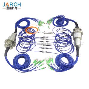 Quality Multi - Channels Fiber Optic Rotary Joint High Speed With Aluminum Housing wholesale