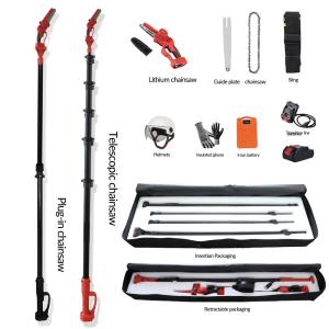 Quality 18FT Telescopic Electric Pole Chain Saw for Commercial Landscaping Battery Powered 2-Year Warranty wholesale
