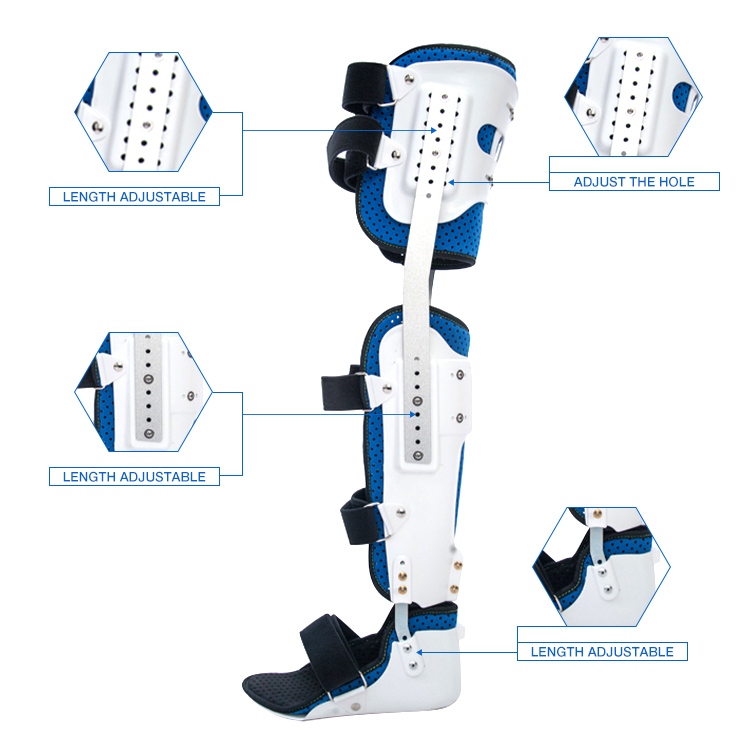High Quality Knee Joint Full Leg Holder Medical Walking Orthosis Medical Corrector