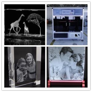 Quality Diode Pumped 3D Laser Glass Engraving Machine 532 Nm Laser Wavelength Air Cooling wholesale