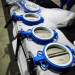 SS410 DI butterfly valve with WCB Body Pn16 25 Working Pressure Electric