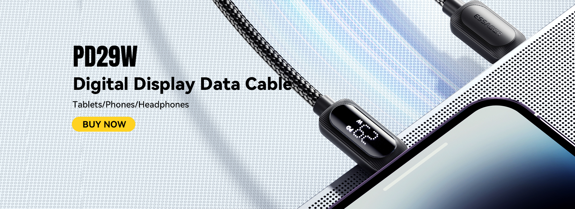 ES-X57 Series USB C To L Lighting Charging Cord 29W For IOS / Earphone