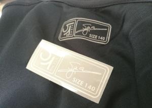Quality Fashion Design 3M Reflective Heat Transfer Clothing Labels Ink Screen Printing wholesale