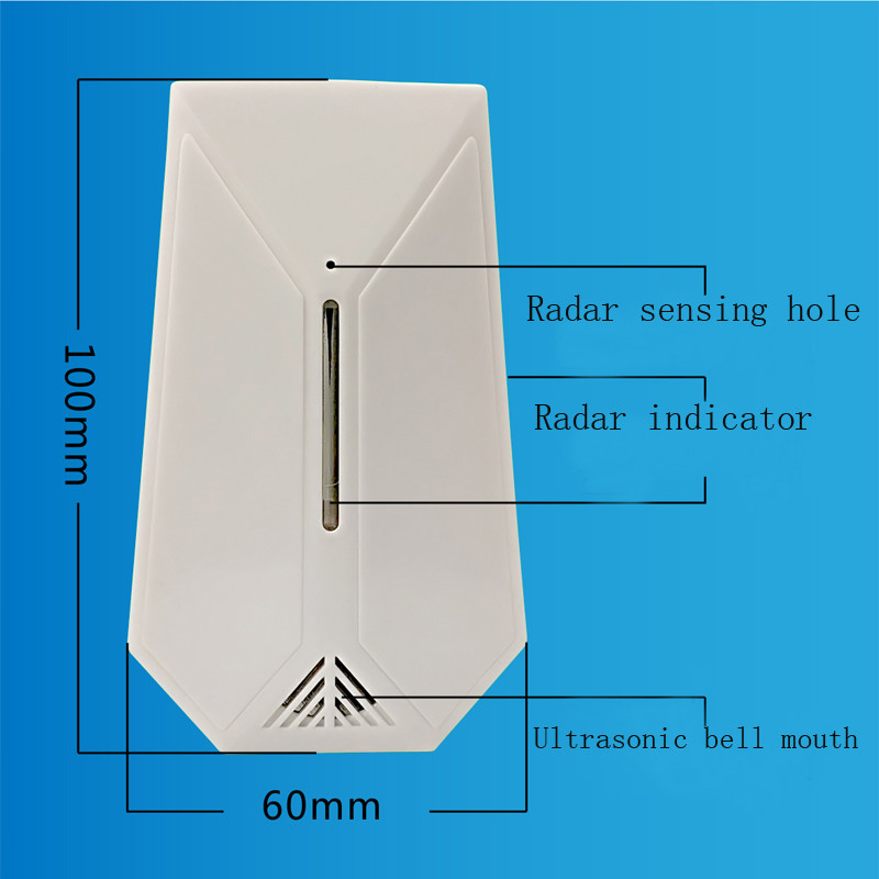 Portable Ultrasonic Animal Repeller Indoor Outdoor Non Toxic UK EU US Plug