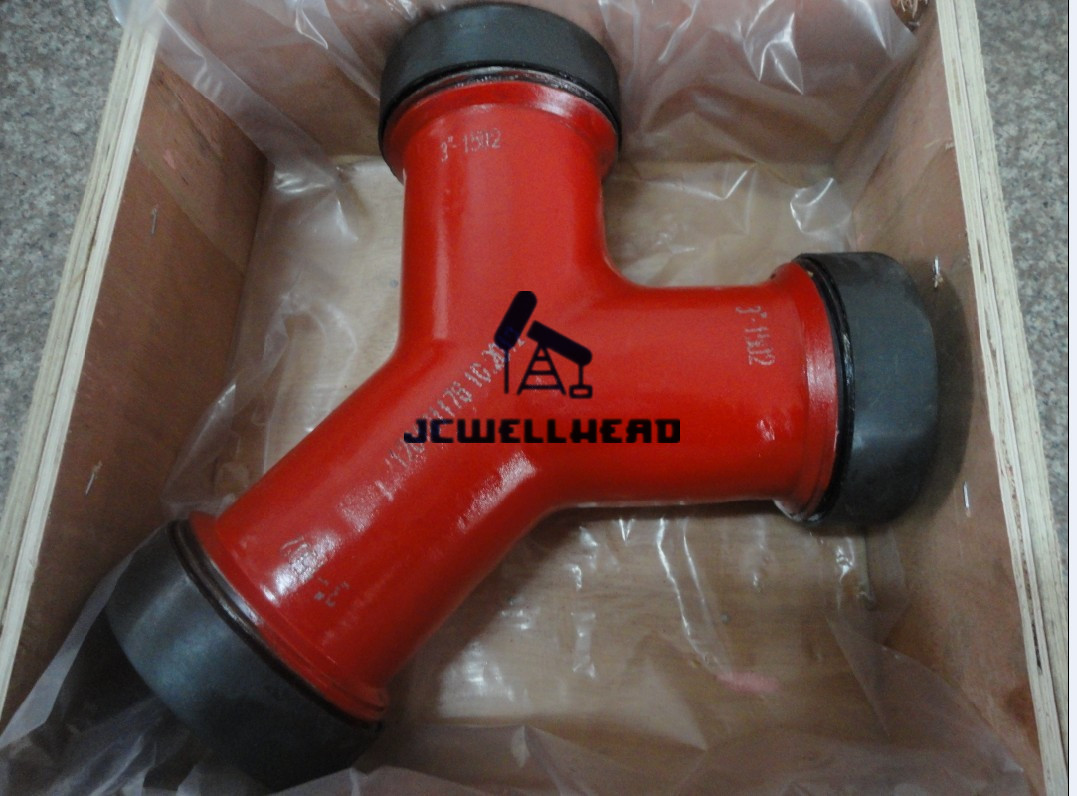 High Pressure Integral Wellhead Fittings XY Wye / Elbow / Tee U Temperature Class