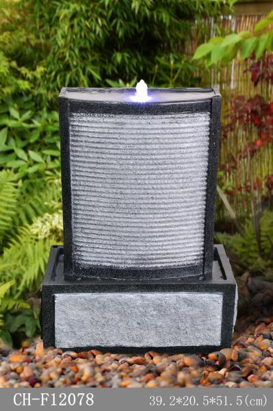 Contemporary Lighted Small Decorative Water Fountains