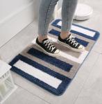 Flocking Carpet Floor Mat Household Bathroom Bath Absorbent Foot Mat Bathroom