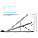 680g 85mm Height Rotatable Laptop Stand With Rotation Buttom