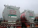 50M3 Second Hand Semi Trailers Cement Bulker 11800x2500x3990mm Dimension