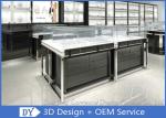 Modern Floor Standing Jewelry Showcase Display / Jewelry Store Showcases