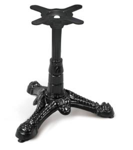 Quality Bistro Table base Black Ornamental Iron Parts Table base Solid Cast Iron Table leg wholesale