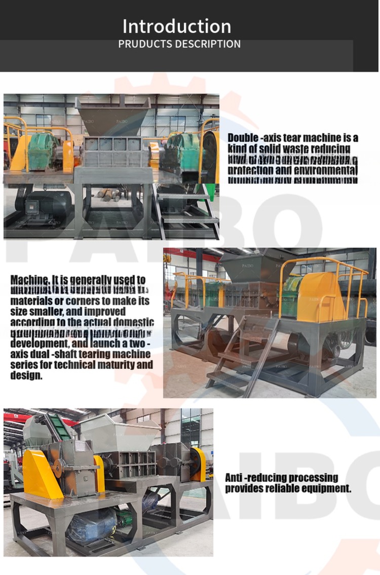 45kW Scrap Metal Shredder Machine for Recycling Aluminum Cans and Copper from Henan
