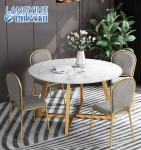 Household Table And Chair Combination Marble Round