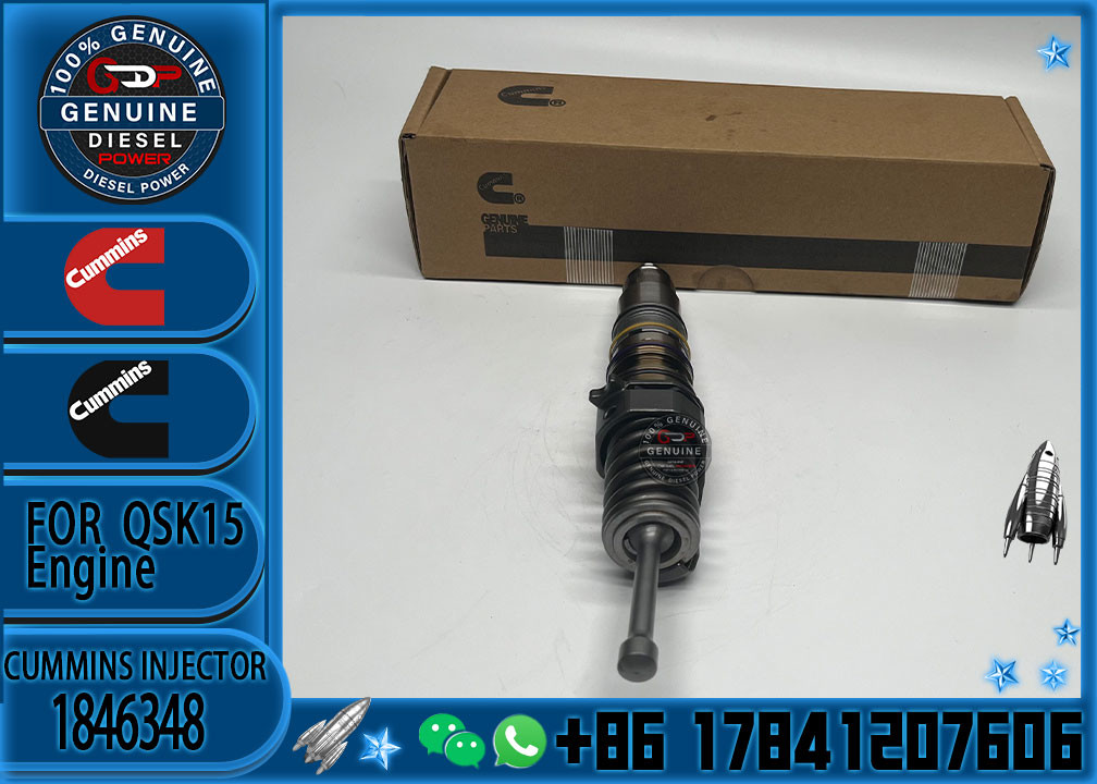 Genuine And New Diesel Fuel Injector 1846348 5634701 4030346 for Cummins QSX15 Diesel Engine