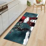 Christmas Long Strip Washable Kitchen Carpet For Sofa Area