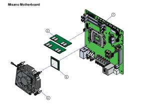 Quality ATM Spare Parts NCR Misano Motherboard 445-0770712 wholesale