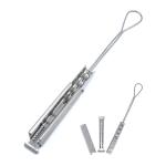 Large Stainless Steel Fiber Optic Drop Wire Tension Clamps FTTH